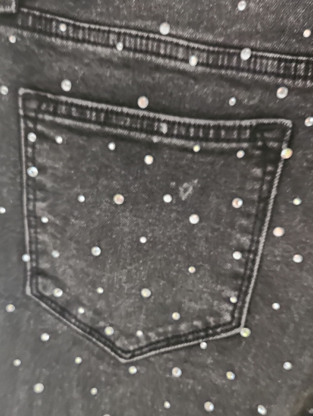 NWT DRIFTWOOD Royce‎ After Party High Waist Crystal Embellished Jeans Size 26 - Picture 12 of 15